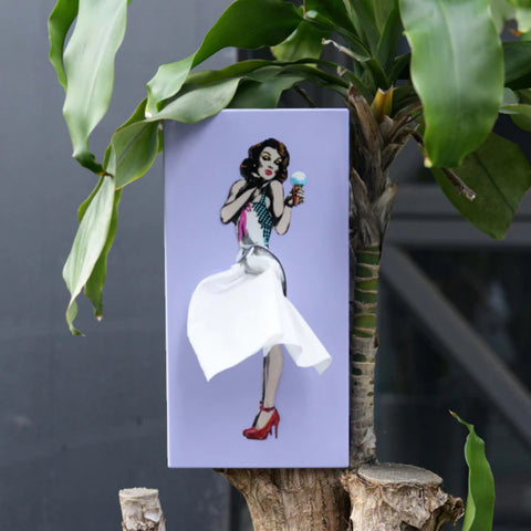 PORTA FAZZOLETTI TISSUE UP GIRL S-TG002PL PURPLE SPEXTRUM