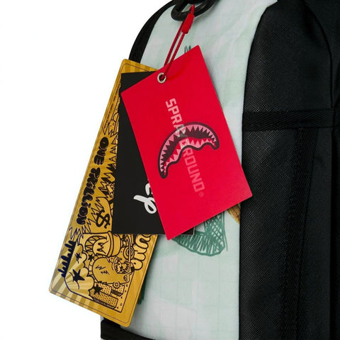 DISNEY OLD SCHOOL MICKEY SKETCH RUCKSACK 910B9128NSZ GREEN SPRAYGROUND