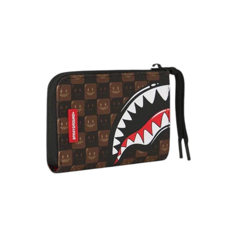 PORTAFOGLIO SHARKS IN PARIS WTF BUBBLE BROWN ART. 910W9302NSZ SPRAYGROUND
