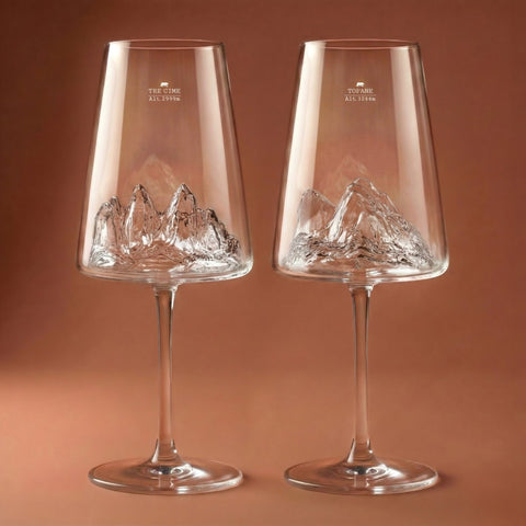 SET ZWEI WEINGLÄSER TOFANE/DREI ZINNEN LAVAREDO ART. TOPO-VV-TCTO ALASKAN MAKER