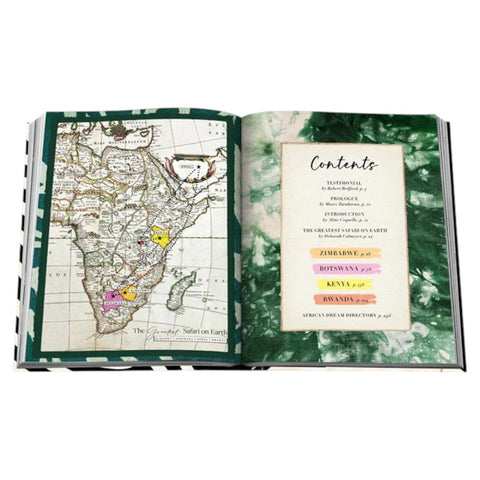 LIBRO AFRICAN ADVENTURES : THE GREATEST SAFARI ON EARTH ASSOULINE MULTICOLOR