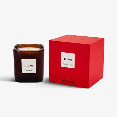 CANDELA LIBRARY CANDLE CIGAR ASSOULINE