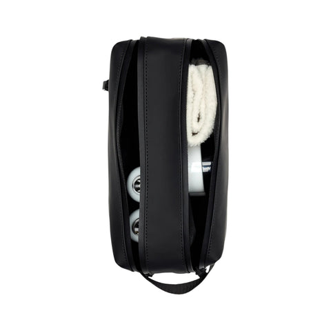 BEAUTY WASH BAG ZIP 16000 BLACK RAINS