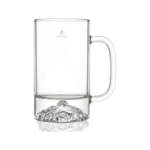 BOCCALE WILD PEAKS WOLF BEER MUG ART. TOPO-CH-L ALASKAN MAKER