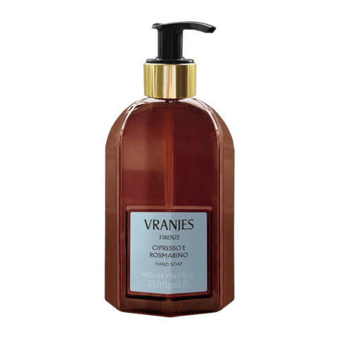 HANDSEIFE ZYPRESSE UND ROSMARIN 410 ML VRANJES FIRENZE