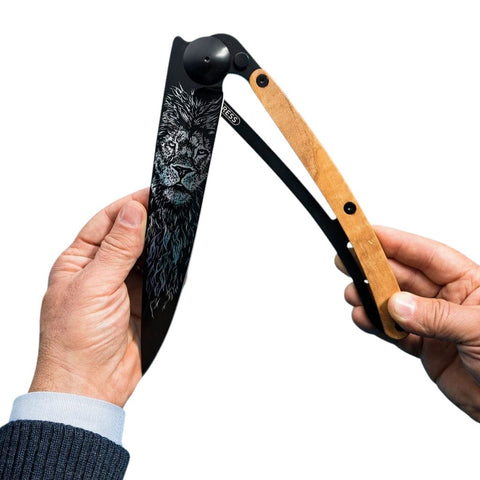 COLTELLO DA CUCINA BLACK OLIVE WOOD LION ART. 3GB000092 DEEJO