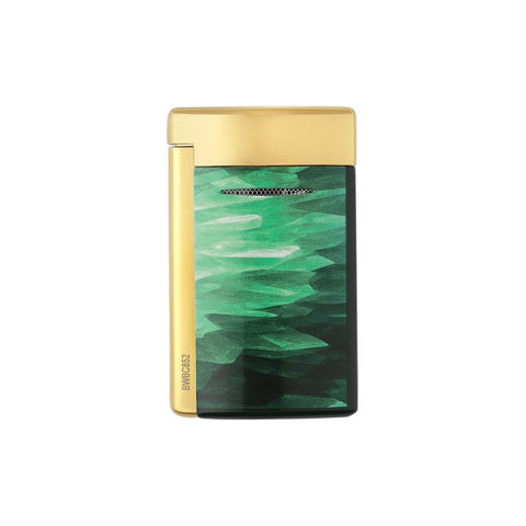 ACCENDINO LI MINIJET GEODE ART. 010836 GREEN/GOLDEN S.T. DUPONT