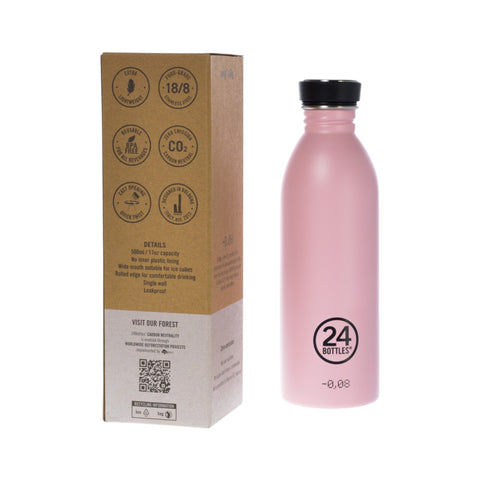 BORRACCIA URBAN 500ML STONE DUSTY PINK 24 BOTTLES