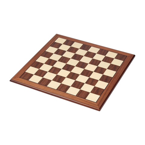 SCHACHBRETT NUSSBAUM AHORN 52 CM ABGERUNDETER RAND 804555 WOOD DAL NEGRO