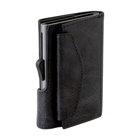 "C SECURE SINGLE COIN BLACKWOOD VINTAGE LEDER ART. CS-SWCO-VL-BW"