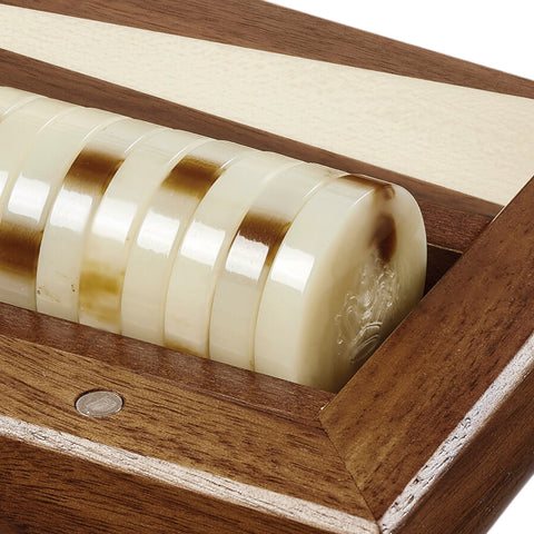 GIOCO BACKGAMMON YORK NOCE 82/YO ART. 804509 DAL NEGRO