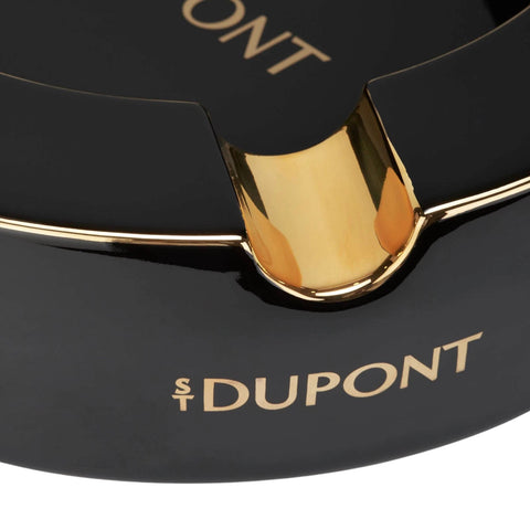 POSACENERE XL ASHTRAY BLACK & SILVER 006727 S.T. DUPONT