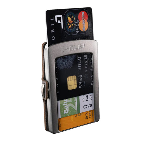 PORTAFOGLIO ORIGINAL SILVER FREQUENT TRAVELLER I-CLIP ROSA