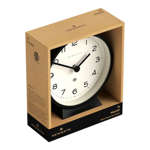 OROLOGIO CLOCK M MANTEL RAILWAY MMAN390K BLACK NEWGATE