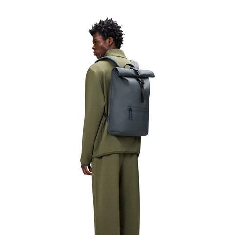 ROLLTOP RUCKSACK W3 13320 RAINS LAGOON BLUE