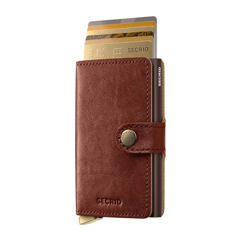 PORTAFOGLIO PREMIUM MINIWALLET BASCO MBC-WHISKEY SECRID