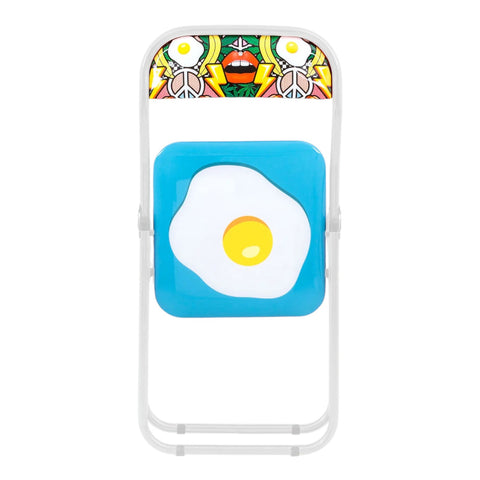 STUDIO JOB BLOW FOLDING METAL CHAIR CM. 44 H.47/80 EGG NEW SELETTI