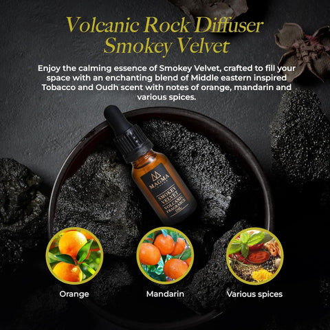 PROFUMATORE D'AMBIENTE MAGMA VULCANIC ROCK M067 RED MAGMA LONDON