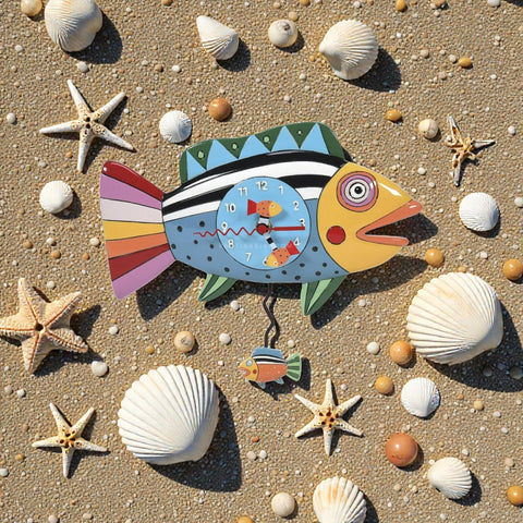 CLOCK FISH ALLEN DESIGNS
