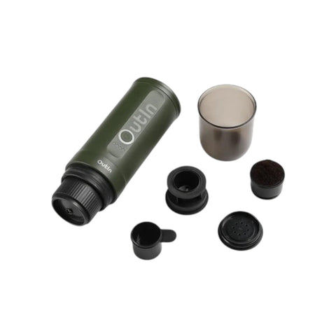 MACCHINETTA PER ESPRESSO PORTATILE FOREST GREEN OUTLN NANO