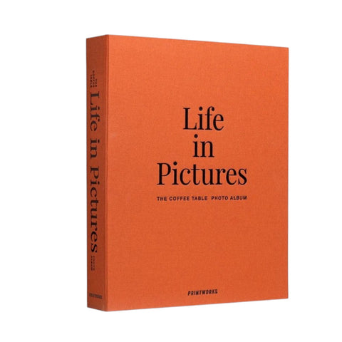 FOTOALBUM LIFE IN PICTURES ORANGE ART. PW00878 PRINTWORKS