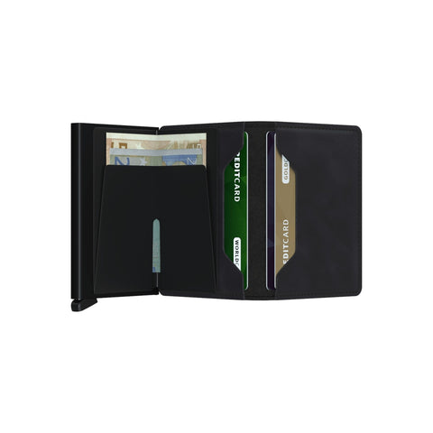 SLIMWALLET SECRID VINTAGE SCHWARZ