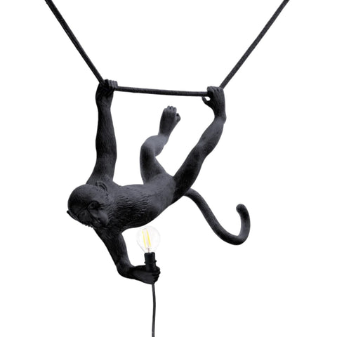 MONKEY OUTDOOR LAMP 14916 SELETTI SCHWARZ