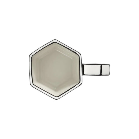 DOUBLE ESPRESSO CUP 2 PZ ART. B0125003-008 WHITE BLACK SERAX