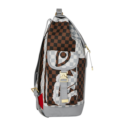 CARTELLA CREAM BROWN TEAR CHECK MONTECARLO ART. 910B8292NSZ SPRAYGROUND