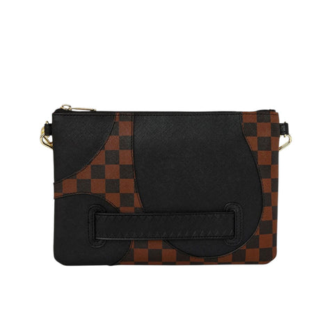 BORSELLO JETSTREAM BROWN CLUTCH ART. 910B8283NSZ SPRYGROUND