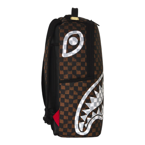 ZAINO CREAM AND BROWN TEAR CHECK  ART. 910B8552NSZ SPRAYGROUND