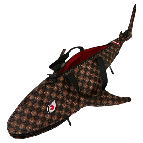 SHARKS IN PARIS DUFFLE-TASCHE WTF BUBBLE 910D9486NSZ BRAUN SPRAYGROUND