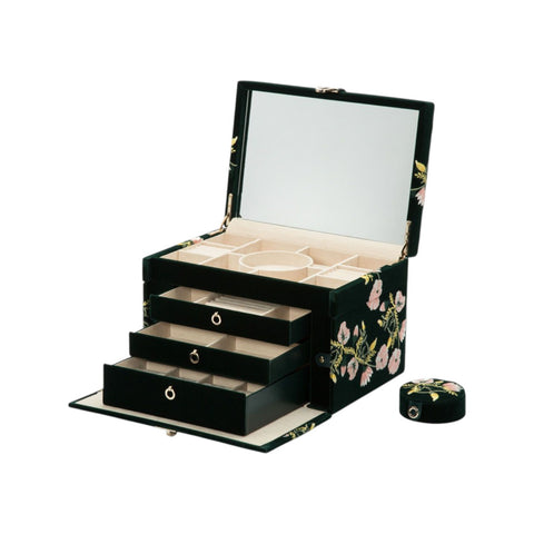 ZOE LARGE BOX JEWELRY FOREST GREEN 393012 WOLF 1834