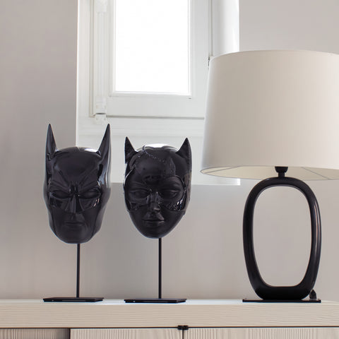 WANDMASKE SCHWARZ 37CM ART. WARMA03701NO LEBLON DELIENNE SCHWARZ