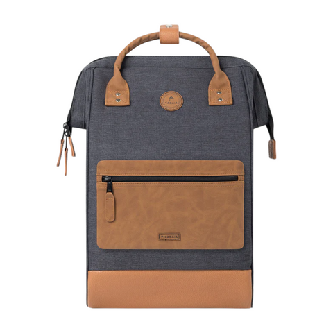 ADVENTURER RUCKSACK LARGE LONDON SCHWARZ MELANGED CABAIA SCHWARZ
