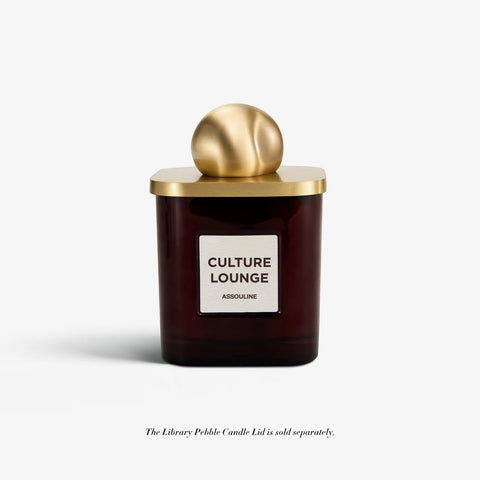 CANDELA LIBRARY CANDLE LEATHER ASSOULINE