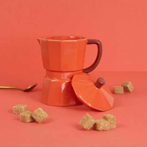 TAZZA MUG MOKA 350 ML CERAMICA ART. 28046 ROSSO BALVI