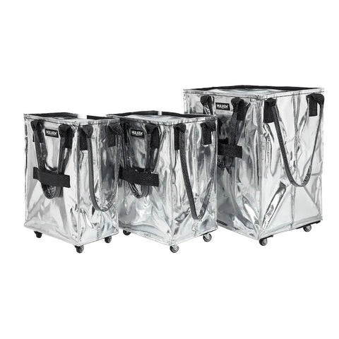 BORSA TROLLEY PER SPESA MEDIUM 4655420 SILVER HULKEN