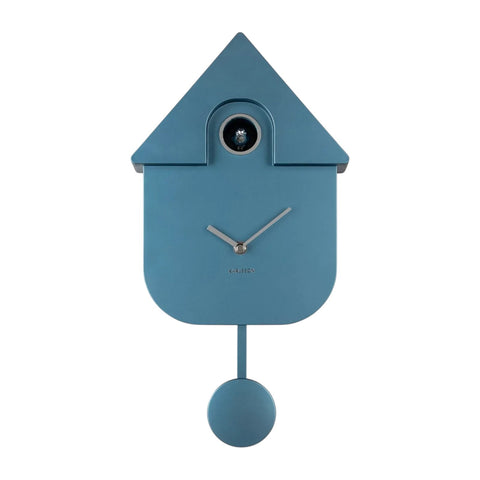 UHR WANDUHR MODERN CUCKOO ABS KA5867DB METALLIC DUNKELBLAU KARLSSON