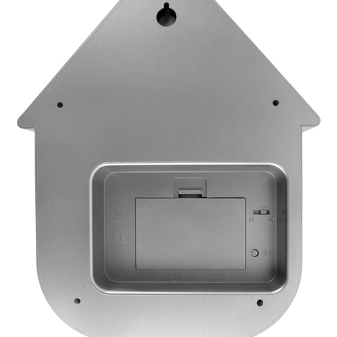 OROLOGIO WALL CLOCK MODERN CUCKOO ABS KA5867SI METALLIC SILVER KARLSSON