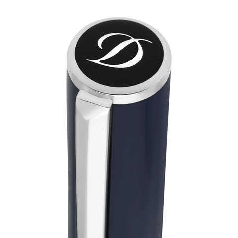 PENNA ROLLER INITIAL 272205  BLEU-CHROME S.T. DUPONT