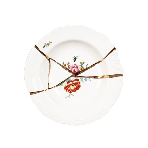 SELETTI KINTSUGI PORZELLAN TIEFER TELLER ART 09622