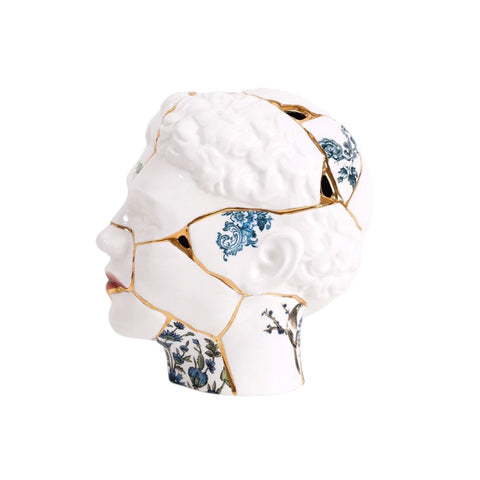 VASO IN PORCELLANA KINTSUGI HEAD HIM 09947 SELETTI
