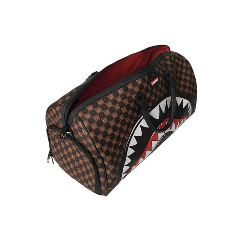 REISETASCHE DUFFLE SHARK IN PARIS WTF BUBBLE 910D9306NSZ BROWN SPRAYGROUND