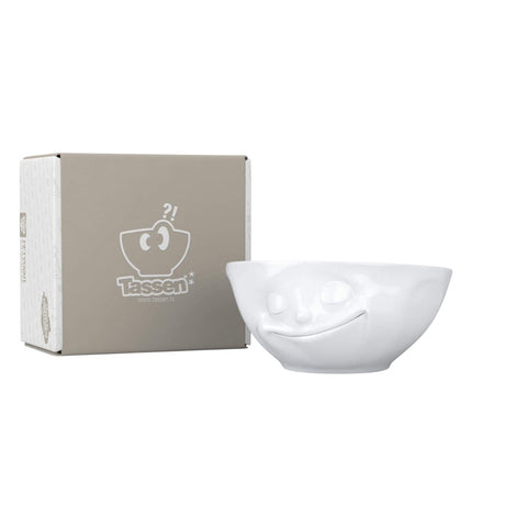 CIOTOLA BOWL HAPPY T 020401 TASSEN WHITE