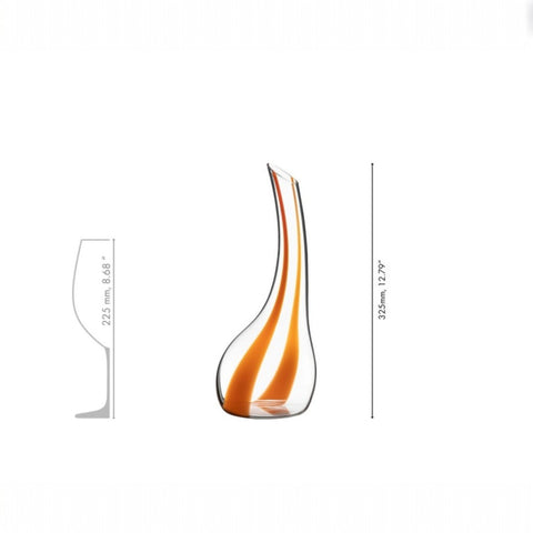 DECANTER CORNETTO ARANCIO 1977/13AR RIEDEL