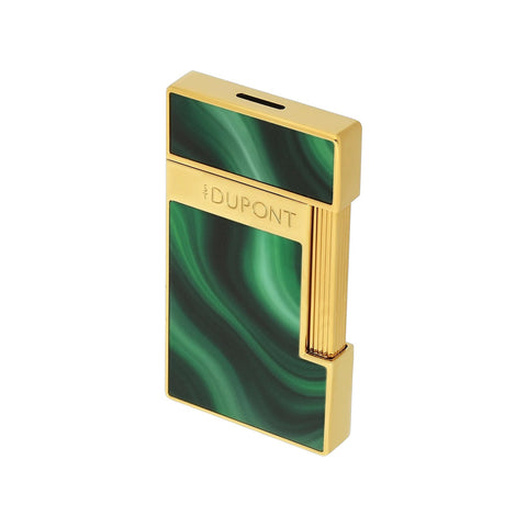 ACCENDINO LI SLIMMY GEODE ART. 028036 GREEN/GOLDEN S.T. DUPONT