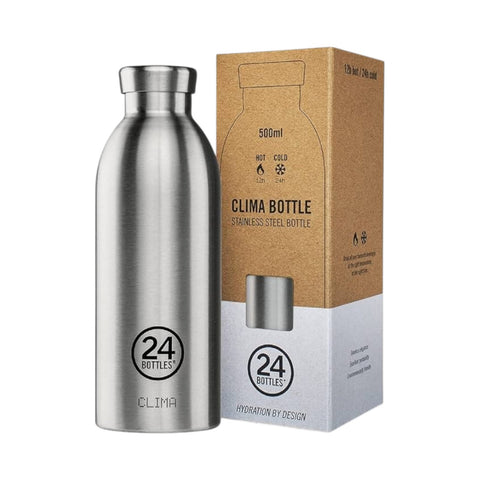 BORRACCIA CLIMA 500 ML STEEL 24 BOTTLES