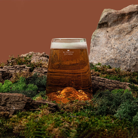 TOPOGRAPHIC BICCH LONGDRINK VESUVIO ART. TOPO-VD-V ALASKAN MAKER TRANSPARENT