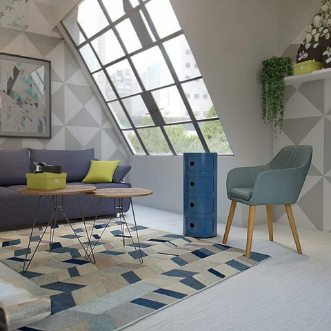 4-Elemente-Behälter 04985/15 Kartell Blau